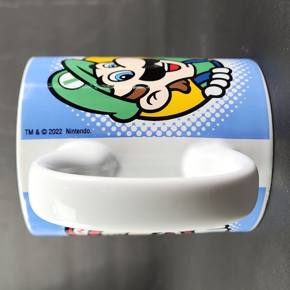 DONKEY KONG 12 oz Ceramic Mug: Luigi, Princess & Mario, official Nintendo - Picture 6 of 9